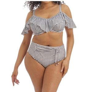 Plus Size Gingham Bikini